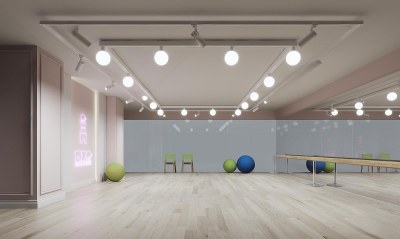 现代舞蹈室3D模型下载